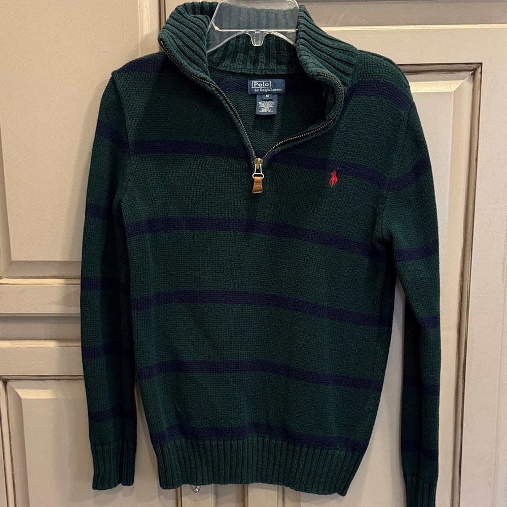 Polo by Ralph Lauren Green Striped boys Sweater
